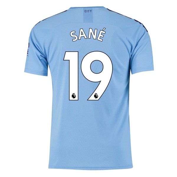 Camiseta Manchester City NO.19 Sane 1ª 2019-2020 Azul